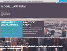 Tablet Screenshot of mogillaw.com